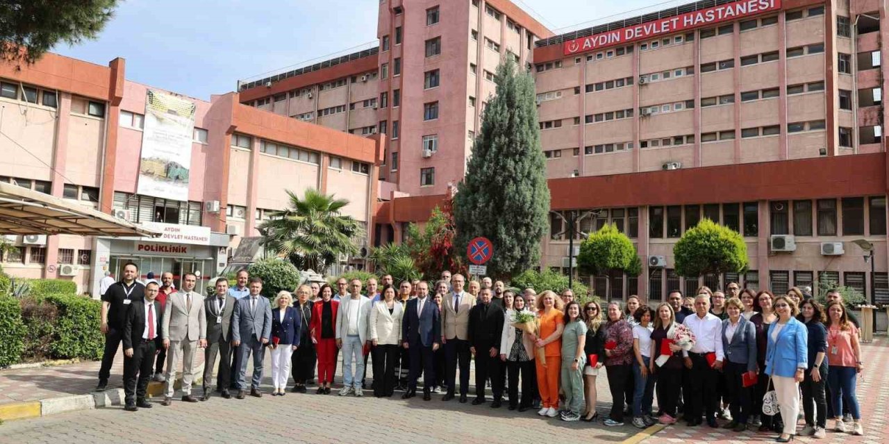 Aydın Devlet Hastanesi’ne veda programı düzenlendi