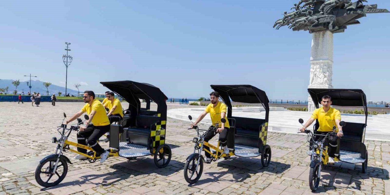 İzmir’de ’Bisicab’ler yola çıkıyor