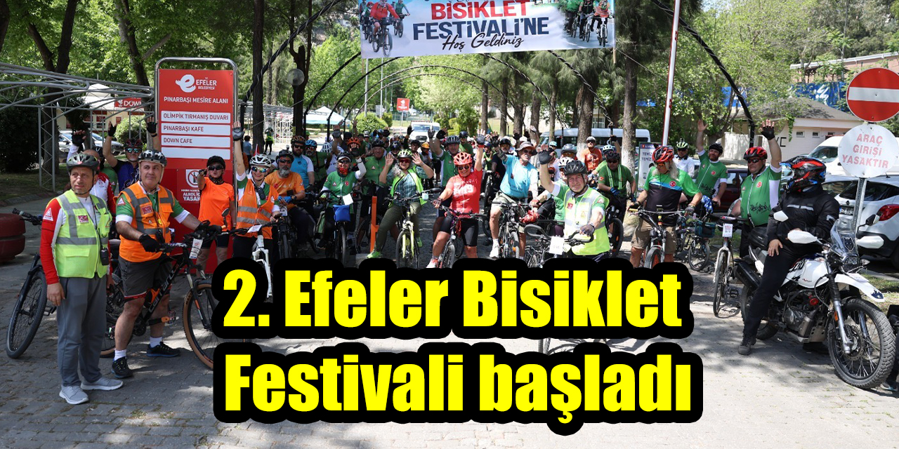 2. Efeler Bisiklet Festivali başladı