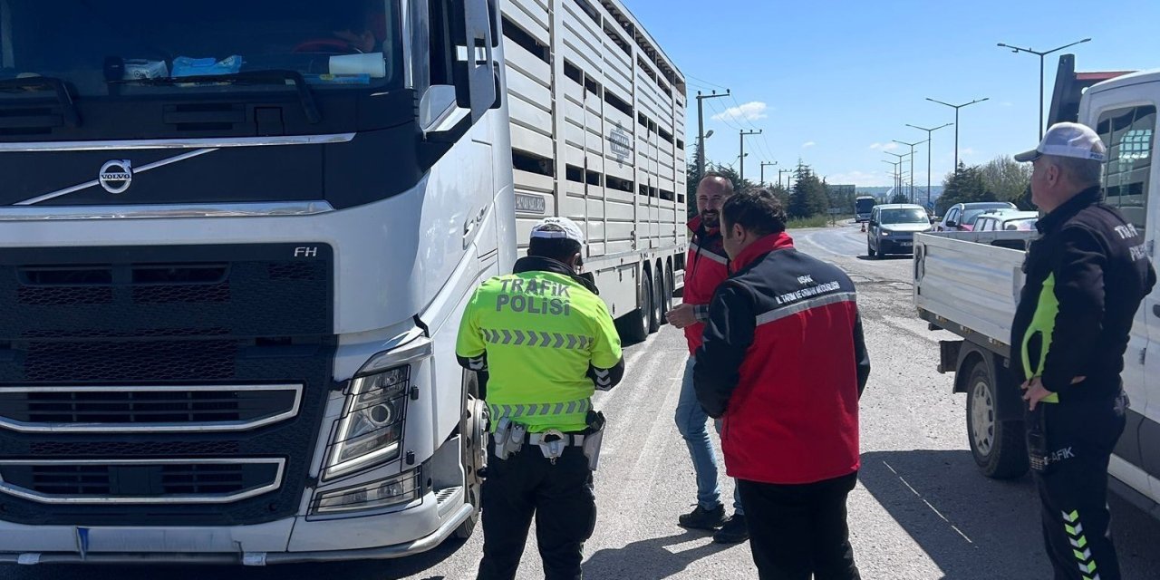 Uşak’ta hayvan sağlığı ve halk sağlığı için denetimler sürüyor
