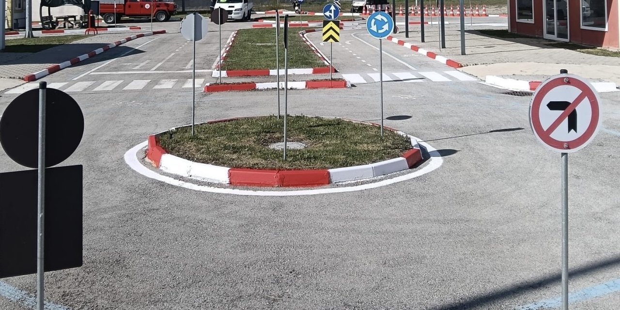 Uşak Çocuk Trafik Eğitim Parkı yenileniyor