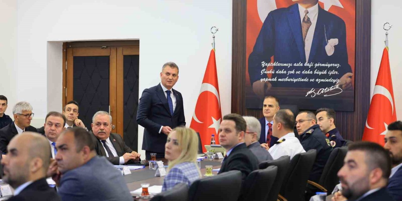 Muğla’da 2026 yılı "Orman Yangınlarıyla Mücadele Komisyon Toplantısı" yapıldı