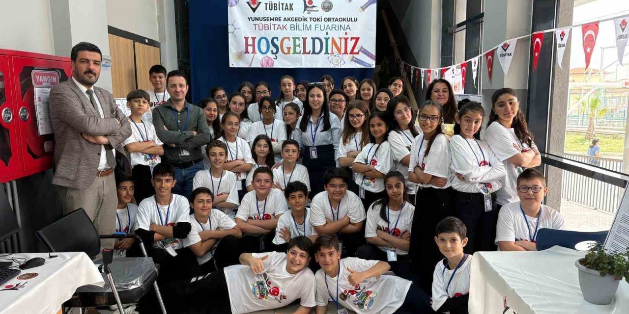 Akgedik TOKİ Ortaokulu’nda bilim şöleni