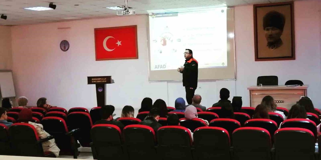 Şaphane MYO öğrencilerine KBRN farkındalık eğitimi
