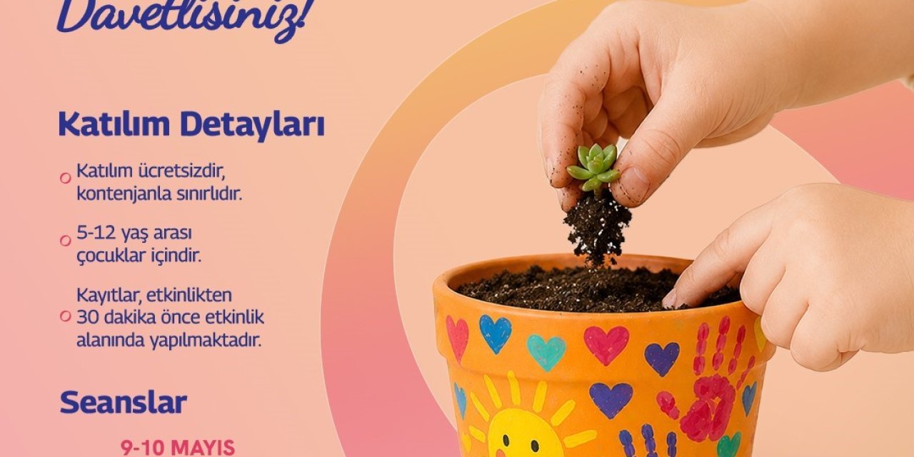 Forum Aydın’da Anneler Günü çiçeklerle kutlanacak