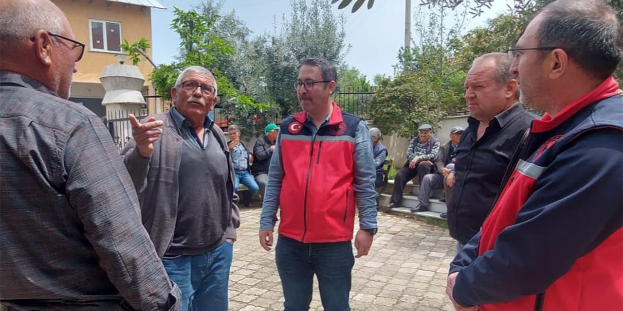Uşak İl Tarım ve Orman Müdürlüğü ekipleri üreticilerle sahada buluşuyor