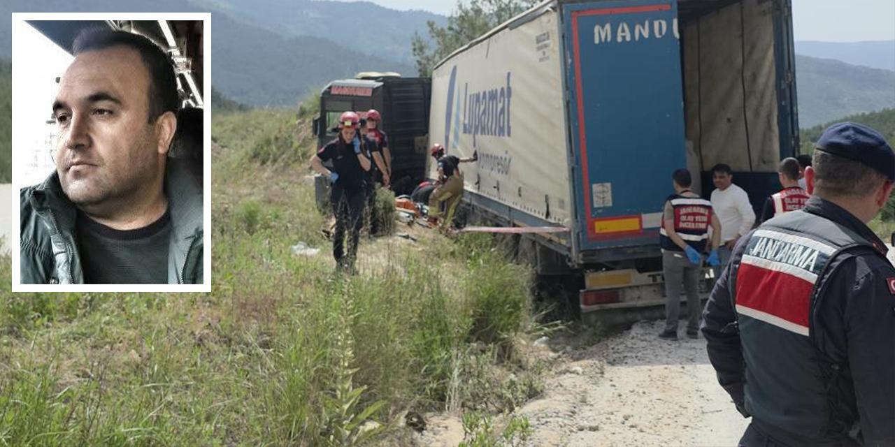 Devrilen tırın altında kalan sürücü hayatını kaybetti