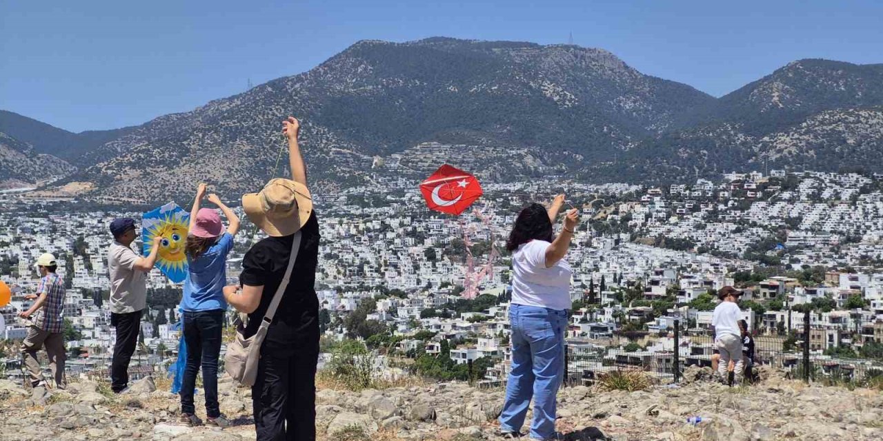 Bodrum’da Uçurtma Festivali yoğun ilgi gördü