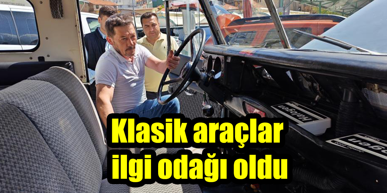 Klasik araçlar ilgi odağı oldu