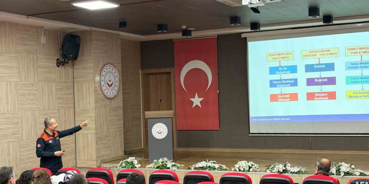 Aydın’da vakıf personeline afet farkındalık eğitimi verildi