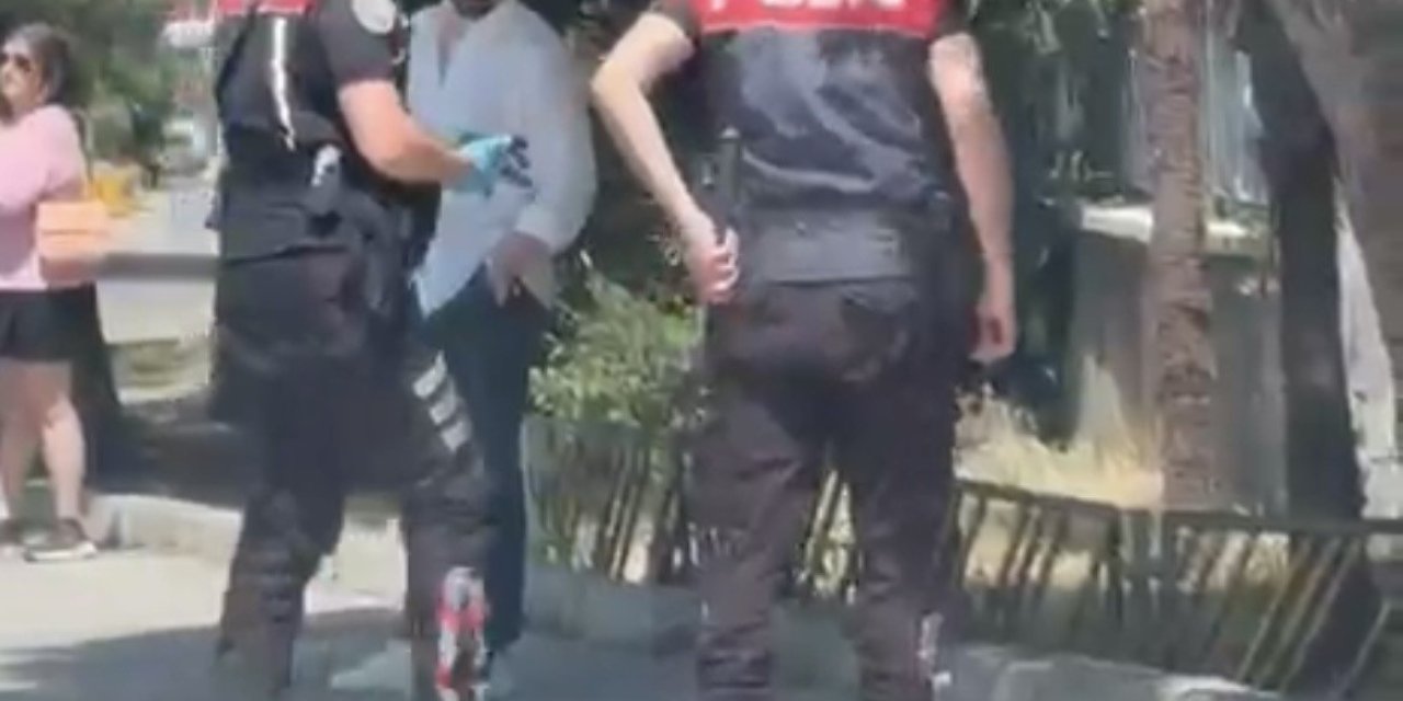 Otomobilin çarpıp kaçtığı kediyi yol kenarına alan polisler takdir topladı