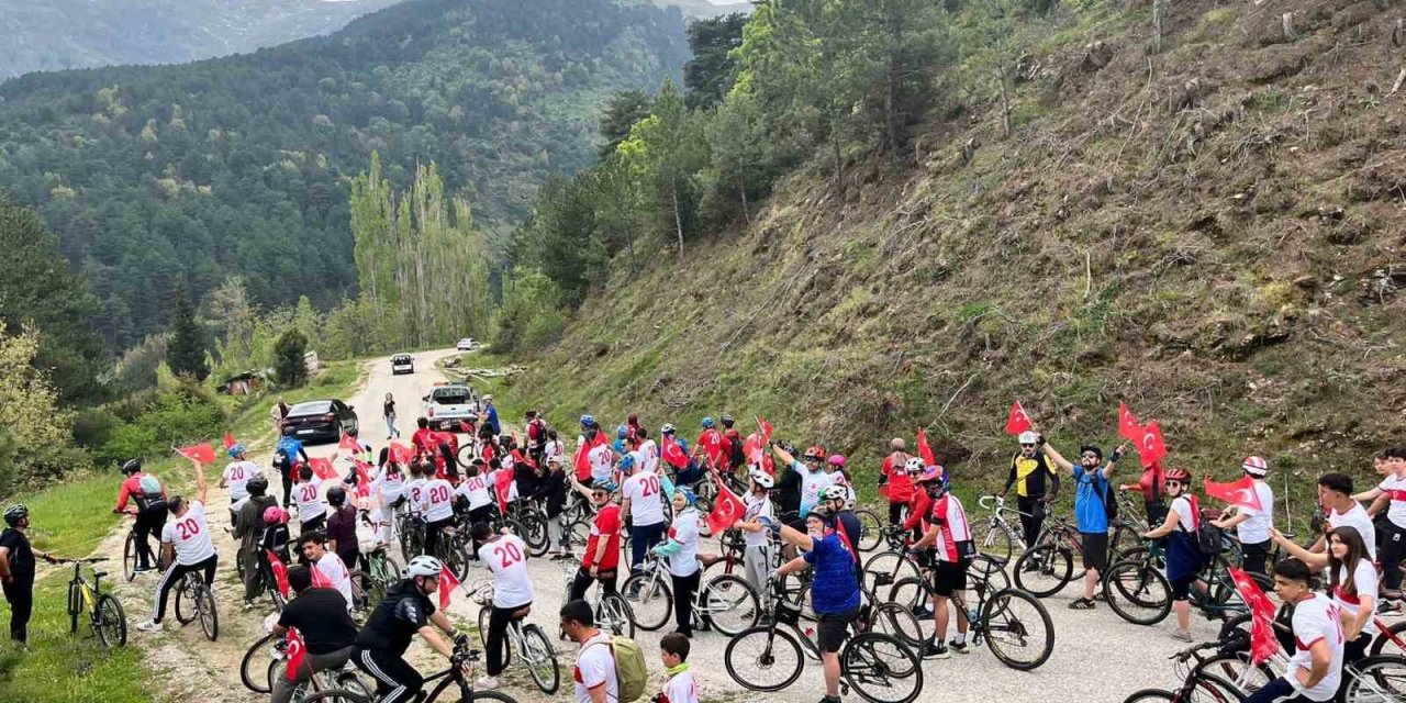 Babadağ’da 19 Mayıs coşkusu pedallarla yaşandı