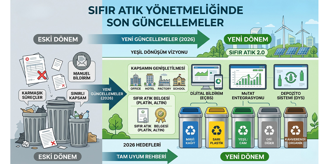 Sıfır atık yönetmeliğinde son güncellemeler nelerdir?