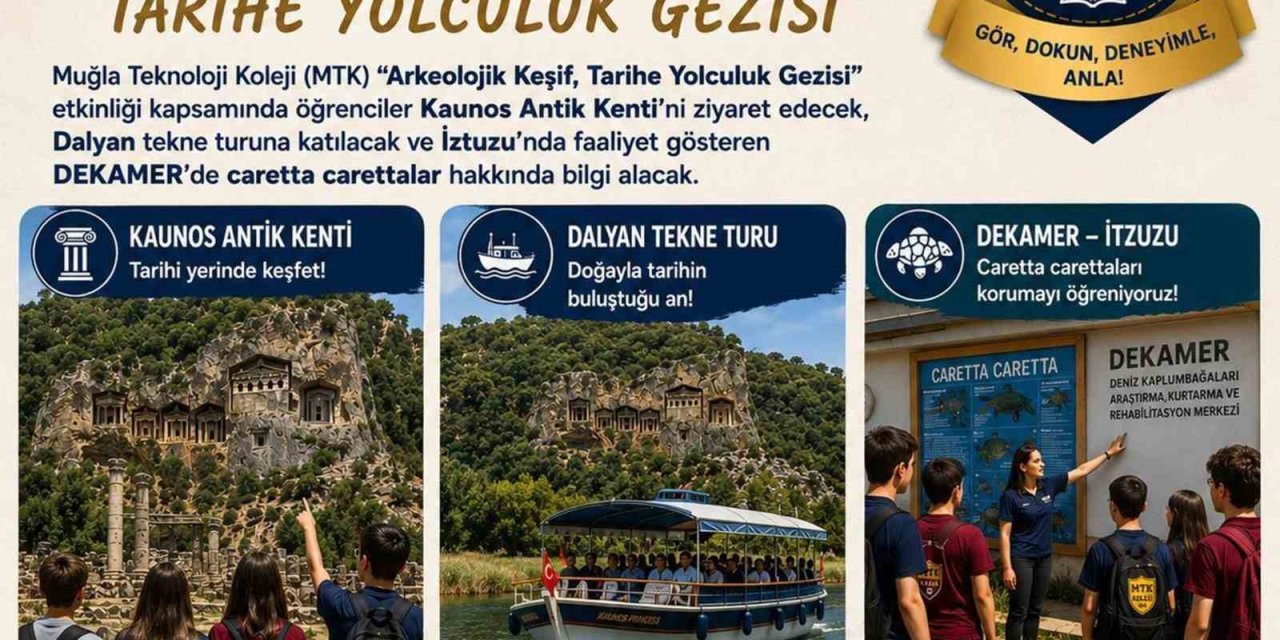 MTK öğrenme yolculuğunu antik kentlere taşıyor