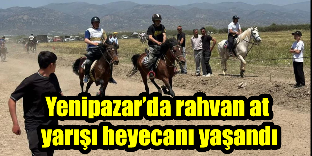 Yenipazar’da rahvan at yarışı heyecanı yaşandı