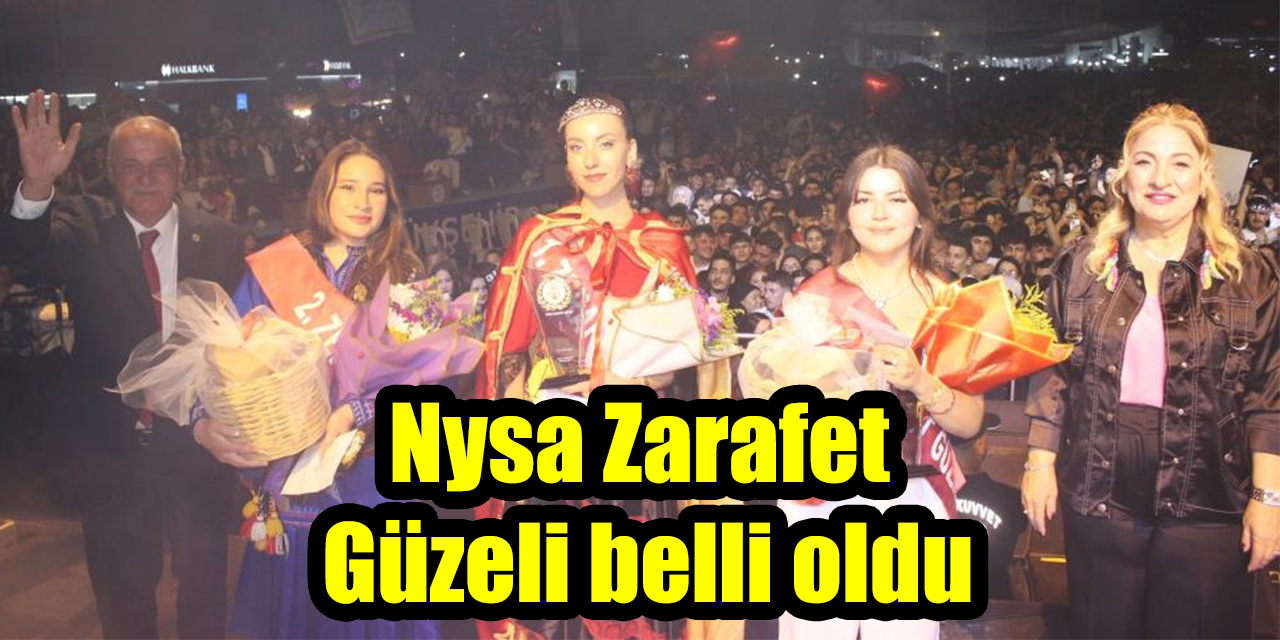 Nysa Zarafet Güzeli belli oldu