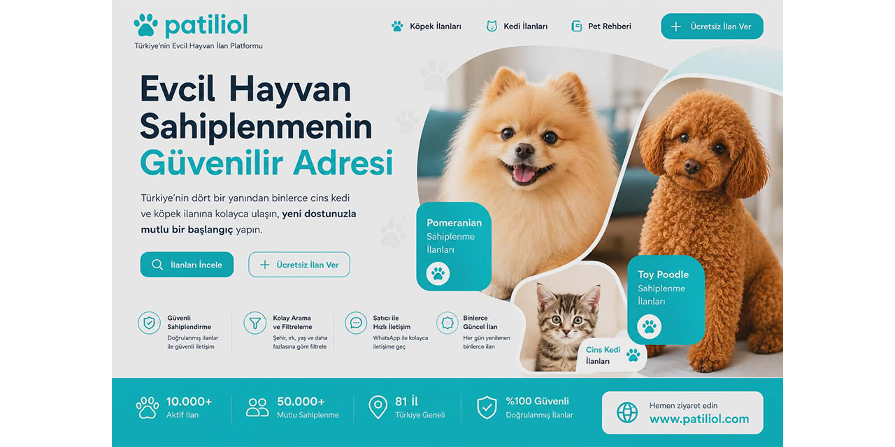 Türkiye’de Evcil Hayvan Sahiplenmede Dijital Dönem: Kullanıcılar Güvenilir İlan Platformlarına Yöneliyor