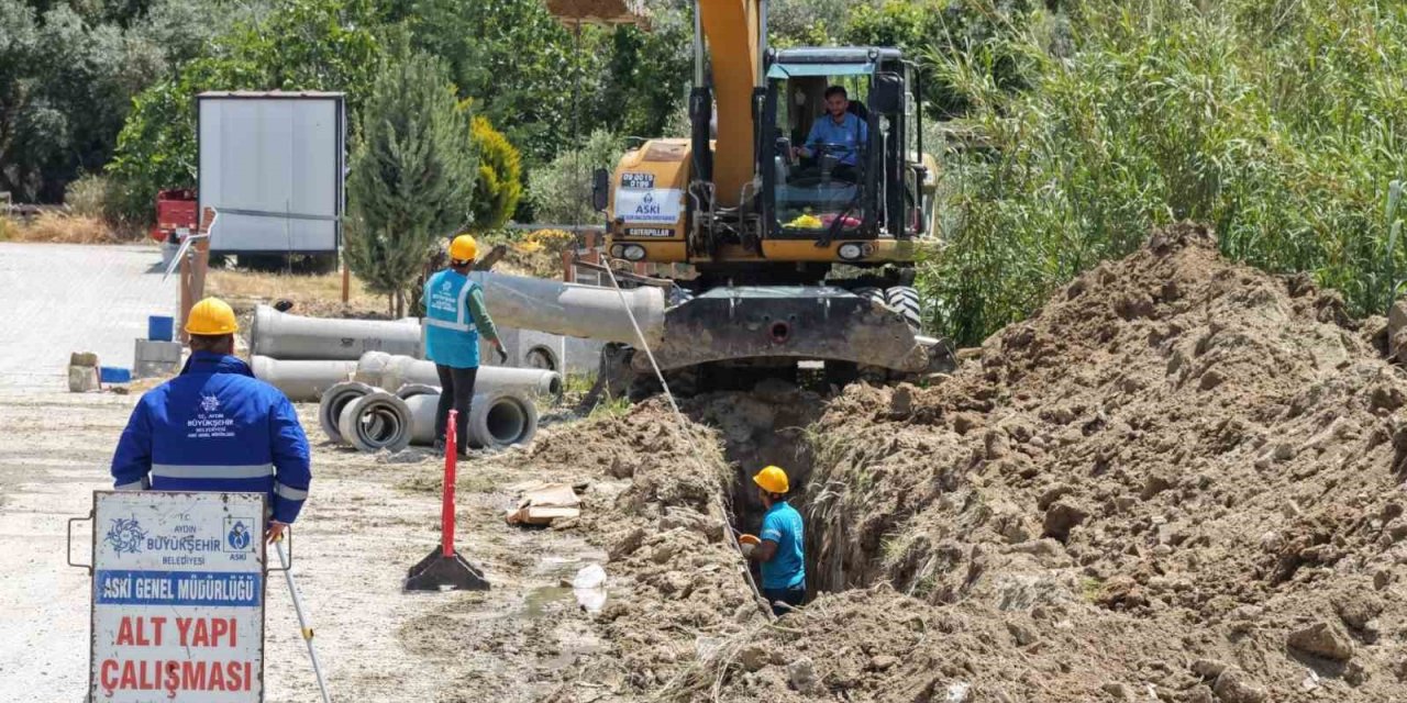 Aydın Büyükşehir’den Davutlar’da altyapı yatırımı
