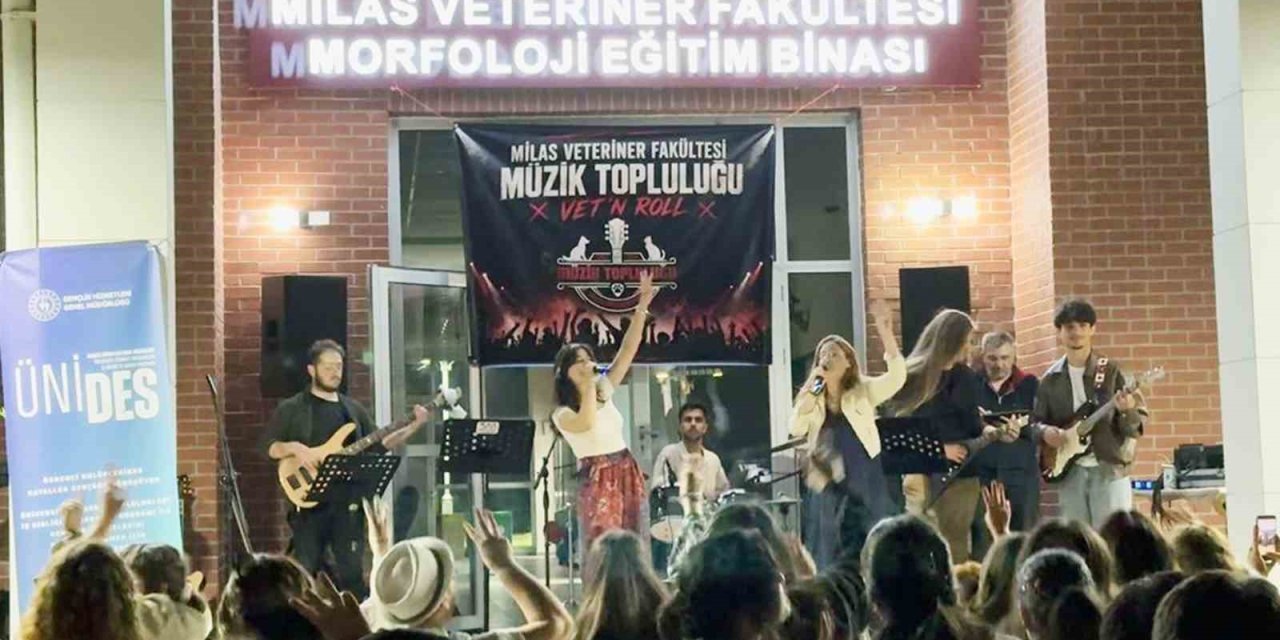 Milas Veterinerlik Fakültesi, müzik ve dayanışma şenliğine ev sahipliği yaptı