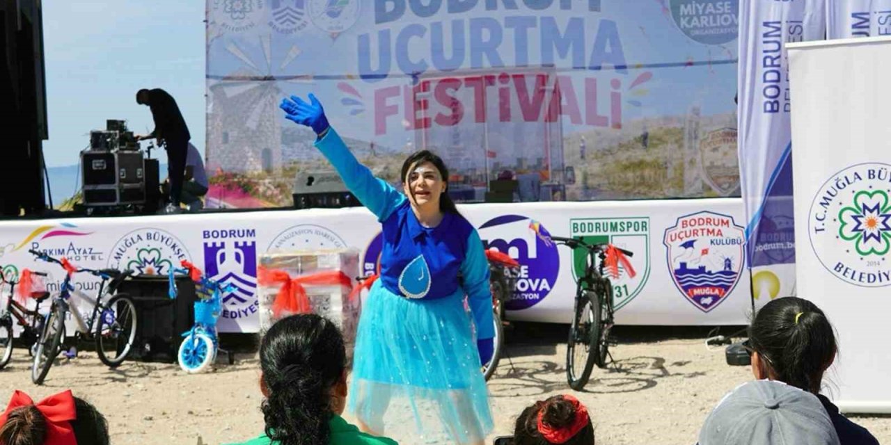 MUSKİ’den Bodrum Uçurtma Festivali’nde çocuklara su tasarrufu eğitimi