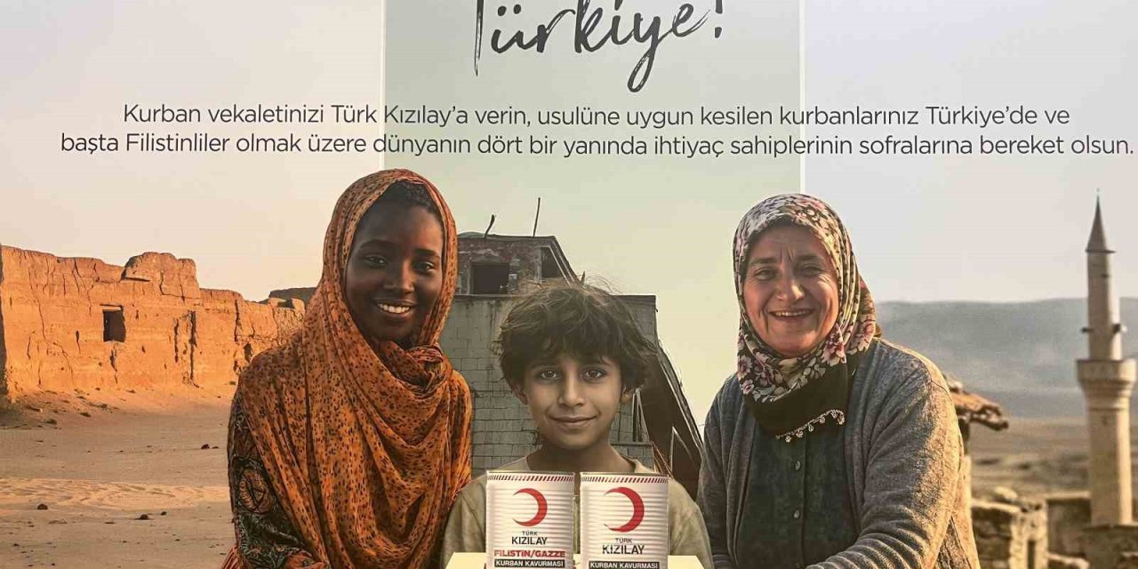 Türk Kızılay, 30 ülkede milyonlarca ihtiyaç sahibine kurban bereketi ulaştıracak