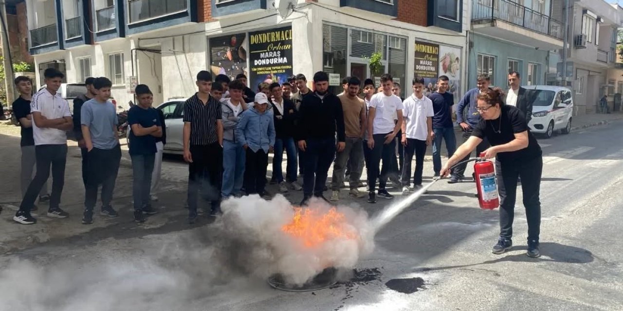 Yenipazar MESEM’de yangın ve acil durum tatbikatı yapıldı