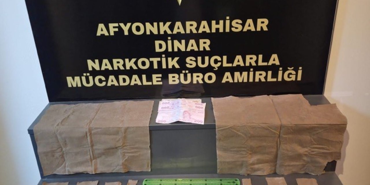 Peçeteye emdirilmiş uyuşturucuyla yakalanan şahıs tutuklandı