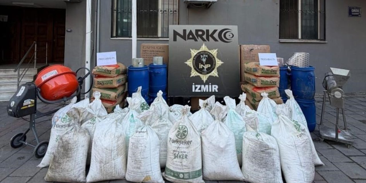 İzmir’de zehir tacirlerine dev darbe: 11 milyondan fazla uyuşturucu hap ele geçirildi