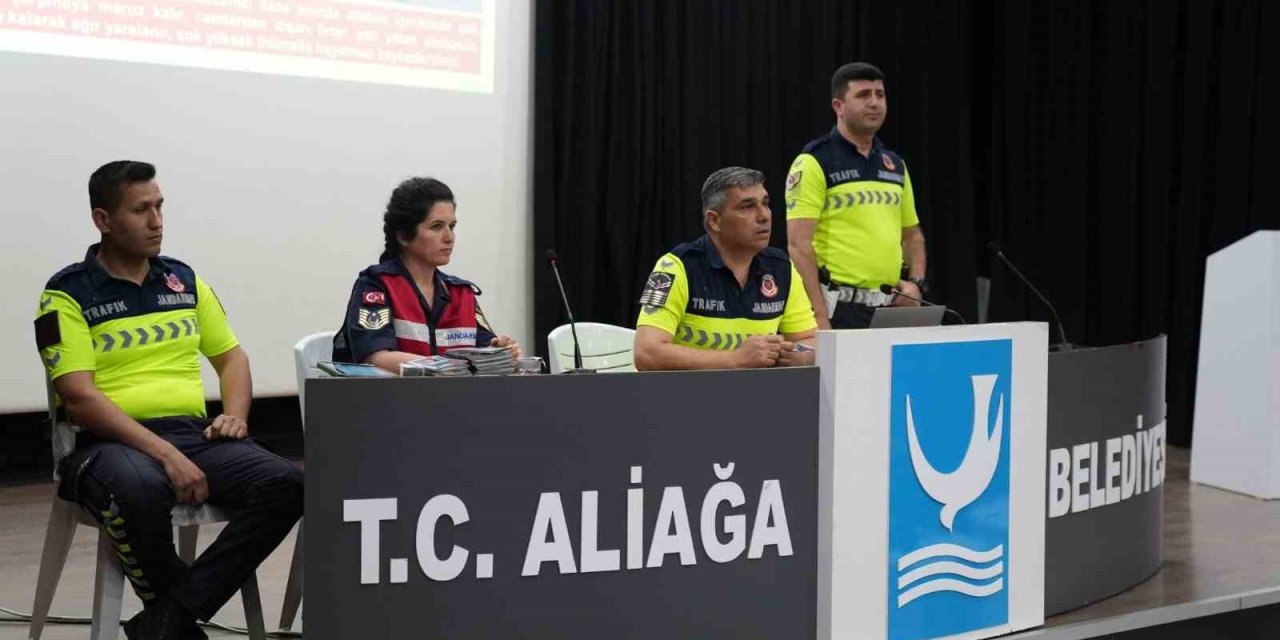 Aliağa’da güvenli sürüş ve şiddetle mücadele semineri