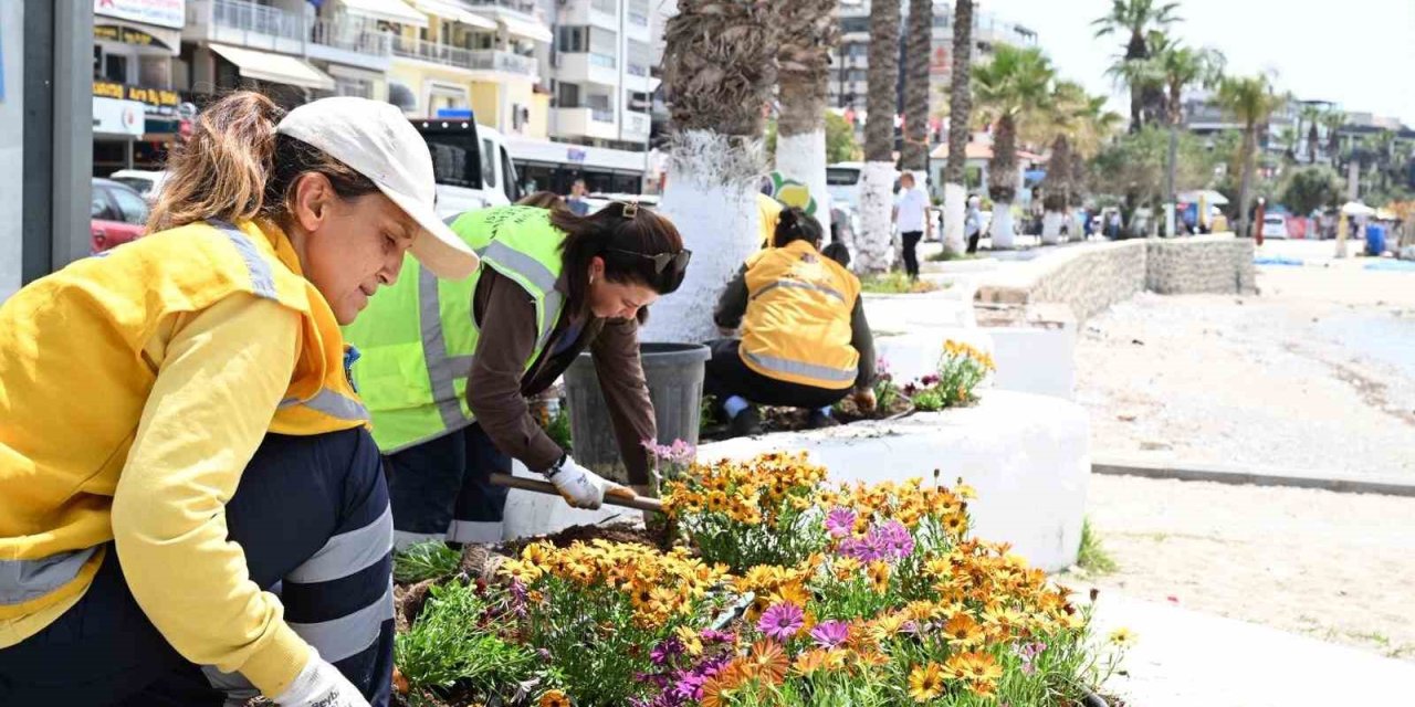 Aydın Büyükşehir’den, Kuşadası’nda bakım ve temizlik çalışması