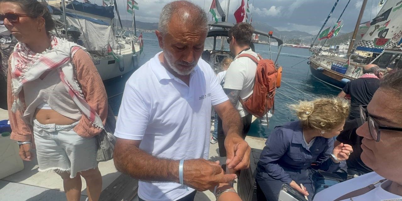 Global Sumud filosu Marmaris’ten Gazze’ye doğru yola çıktı