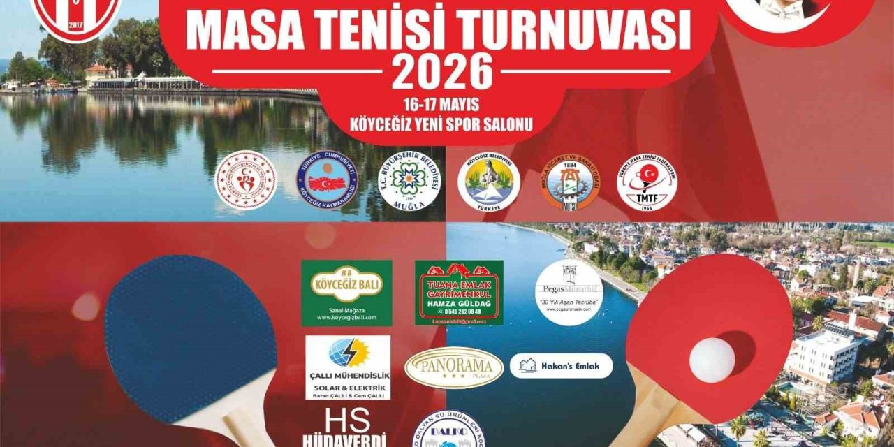 Köyceğiz’de 5. Ulusal Veteran Masa Tenisi Turnuvası düzenlendi