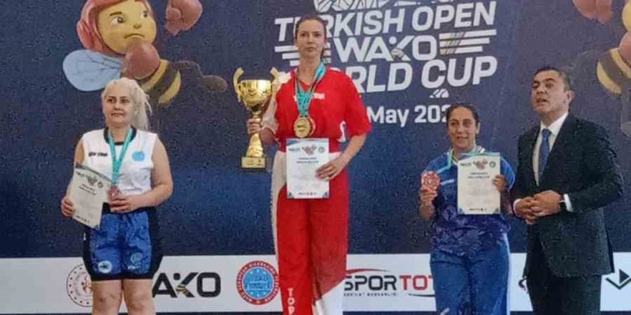Sandıklılı sporcudan Kick Boks Kupası’nda büyük başarı