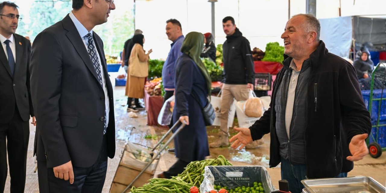 Vali Kartal, Sigorta Semt Pazarını ziyaret etti