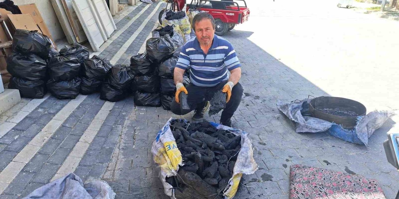 Kurban Bayramı yaklaştı, Hisarcık’ta mangal kömürü satışları arttı