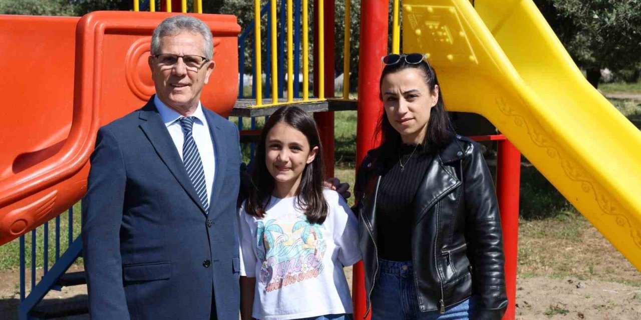 Başkan Tetik, 11 yaşındaki Simay’ın talebine kayıtsız kalmadı