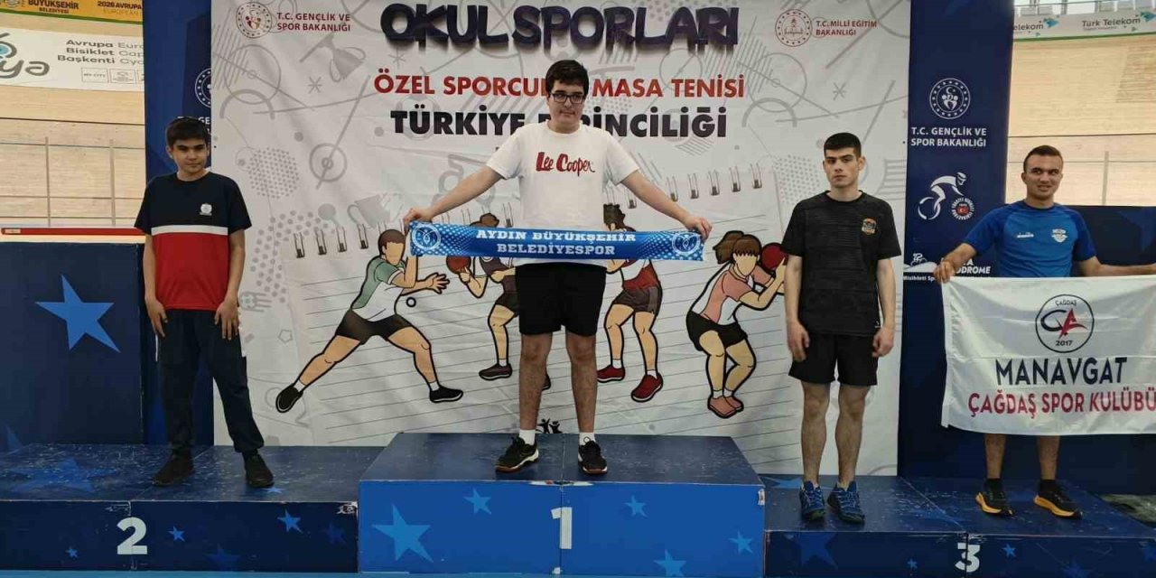 Aydınlı otizmli sporcular Türkiye şampiyonu oldu