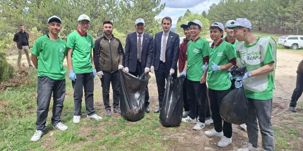 Hisarcık’ta orman yangınlarının önlenmesine yönelik "Orman Benim" etkinliği