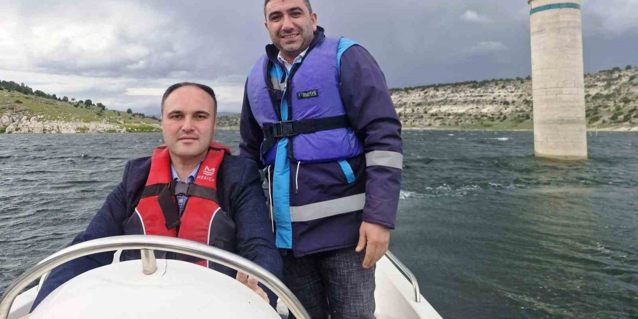 Aslanapa Kaymakamı Tosun, Kureyşler Barajı’nda su ürünleri denetimine katıldı