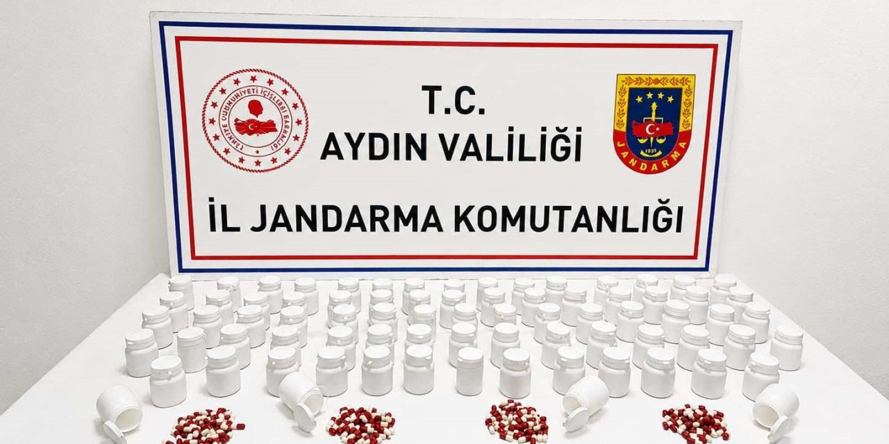 Efeler’de uyuşturucu operasyonu: 3 bin 939 sentetik hap ele geçirildi