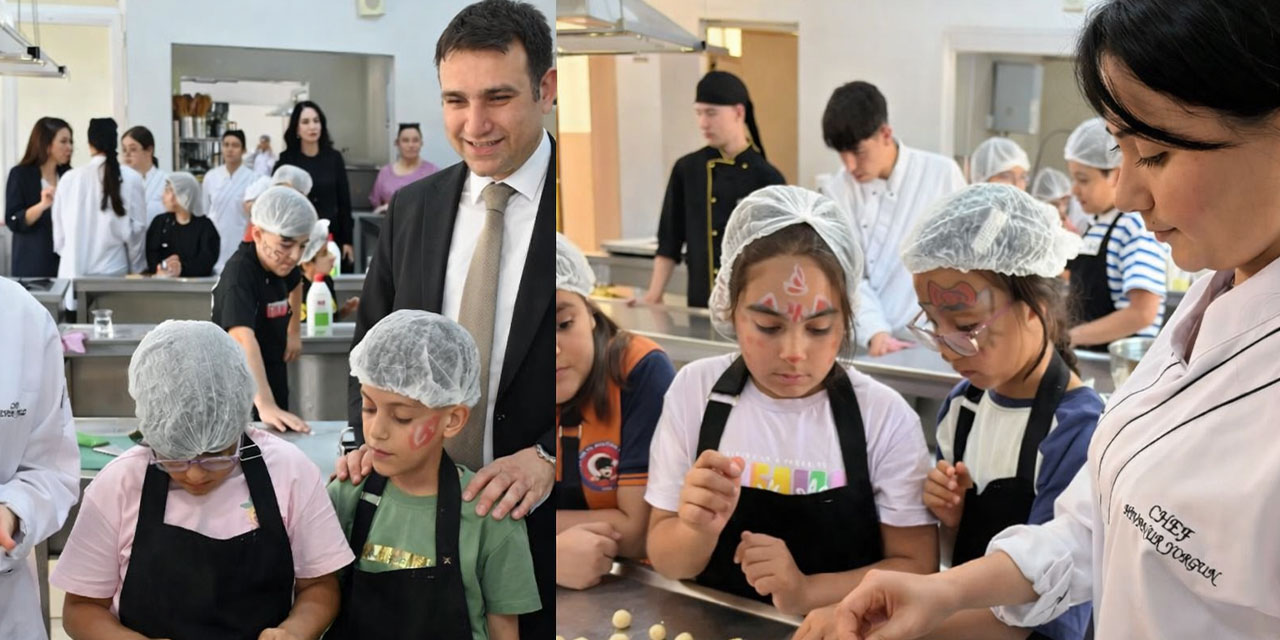Köşk’te minik şefler mutfakta hünerlerini sergiledi