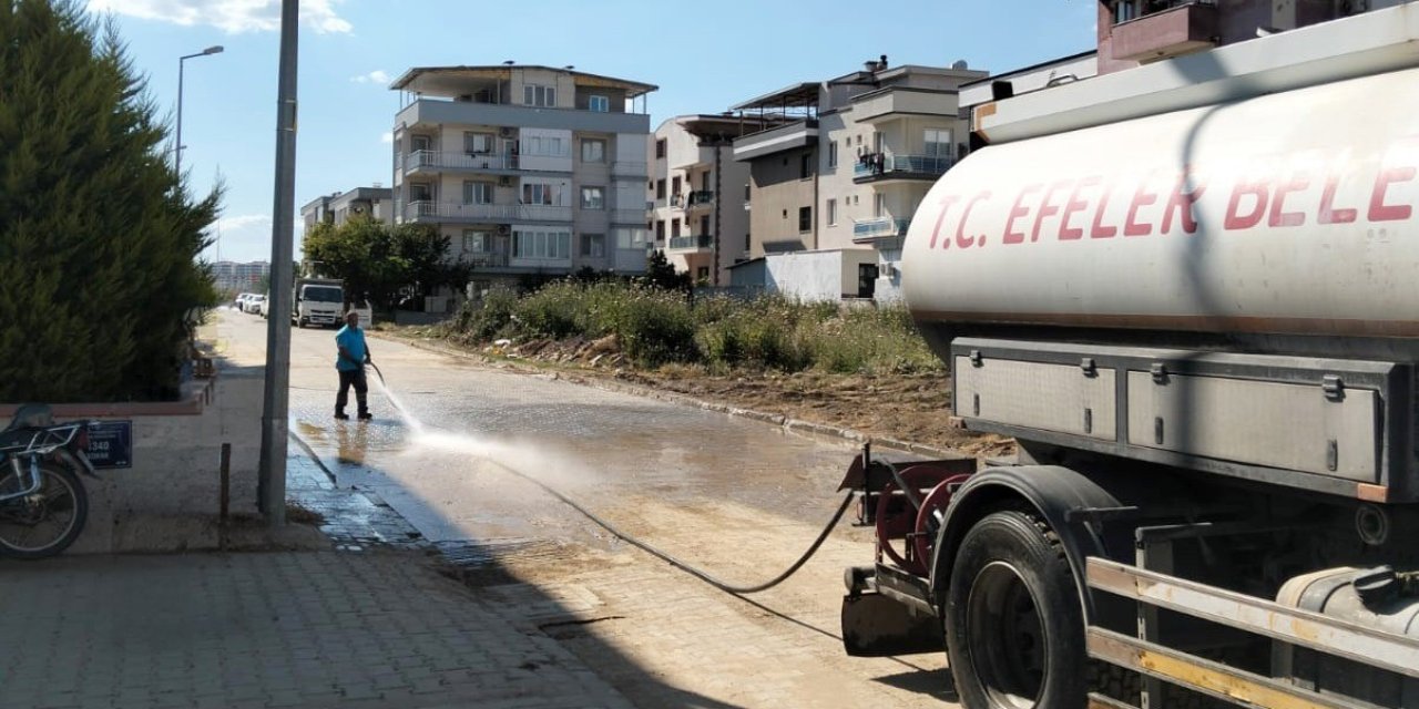 Efeler Belediyesi’nden yaşanan olumsuzluğa hızlı müdahale