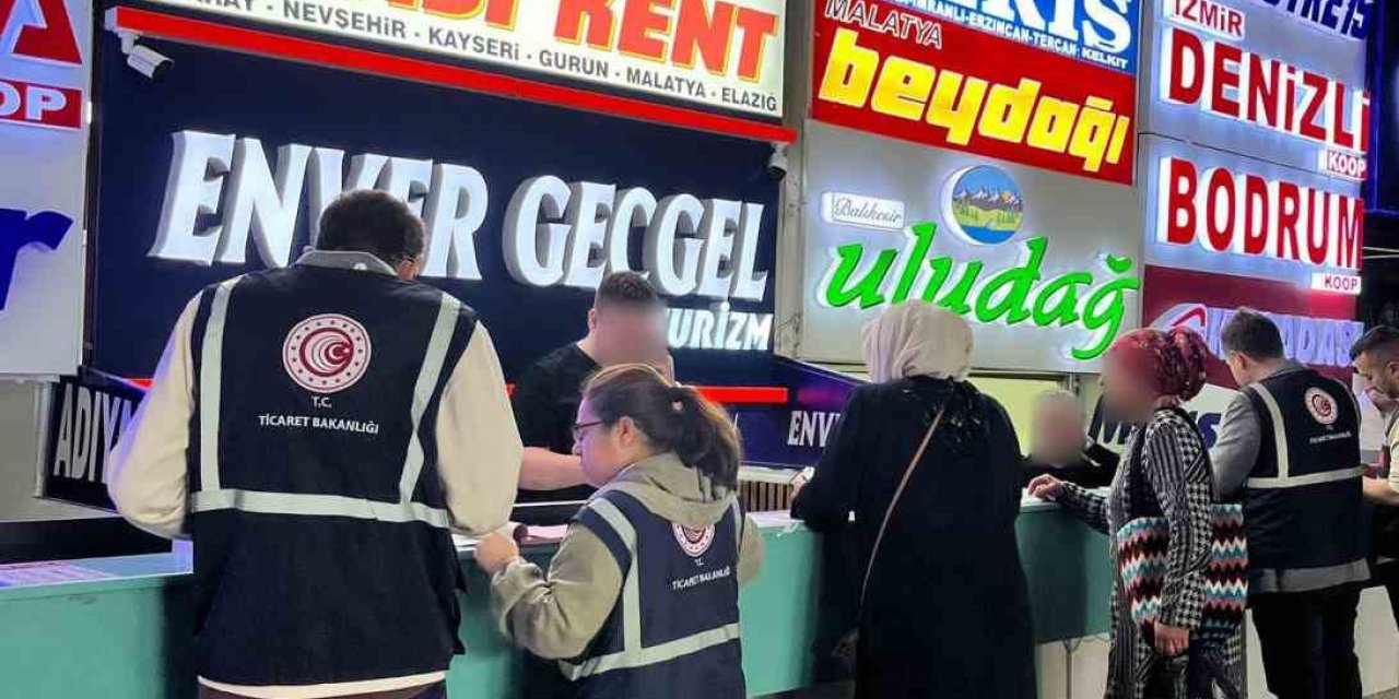 İzmir Otogarı’nda bayram denetimleri sürüyor