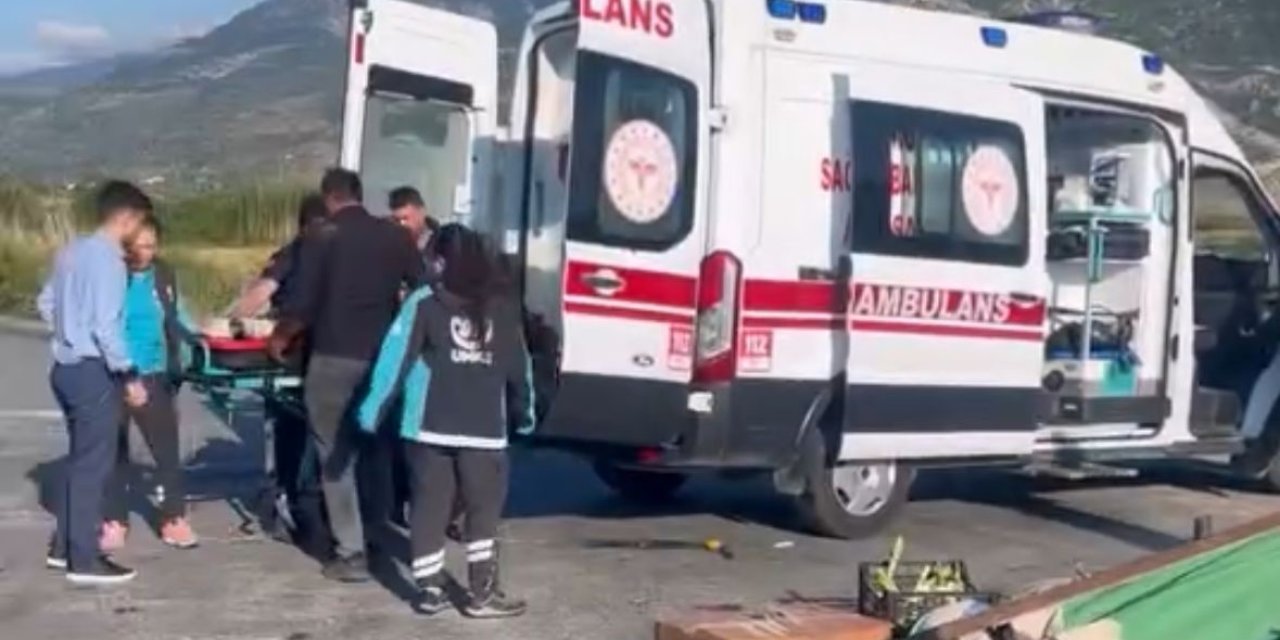 Söke’de trafik kazası: 1 yaralı