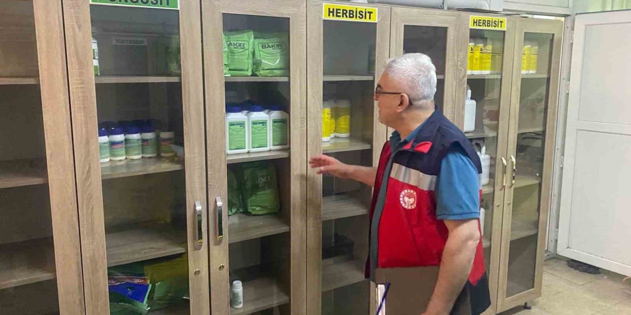 Gediz’de bitki koruma ürünleri bayilerine yönelik denetim