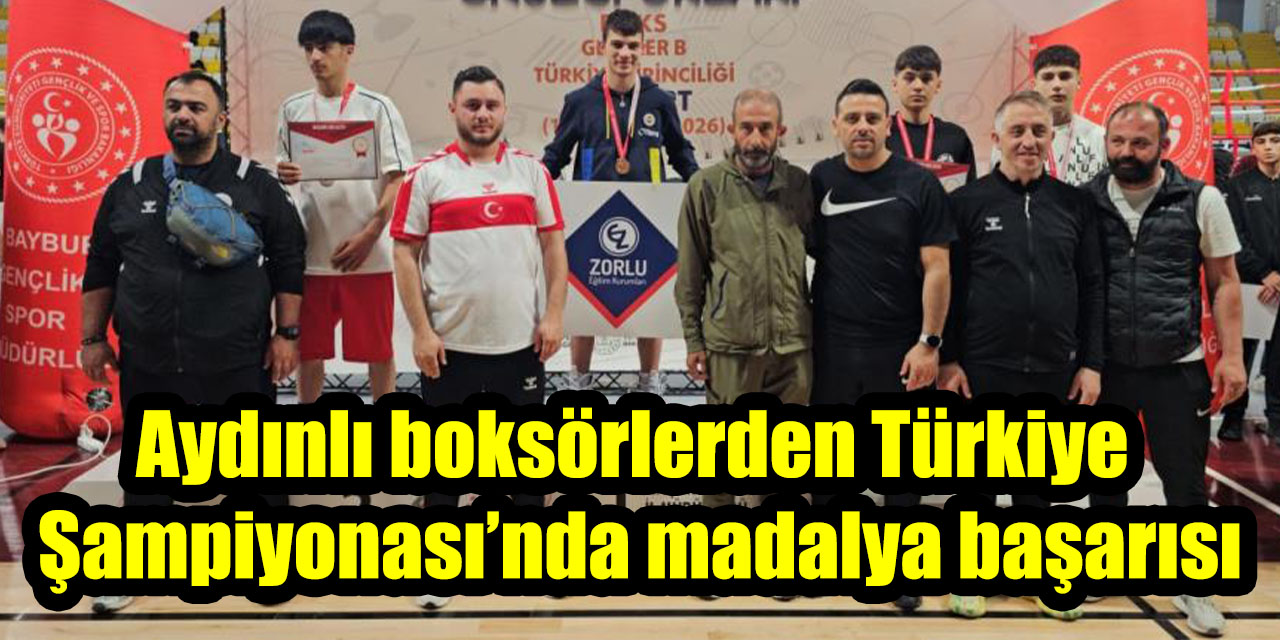 Aydınlı boksörlerden Türkiye Şampiyonası’nda madalya başarısı