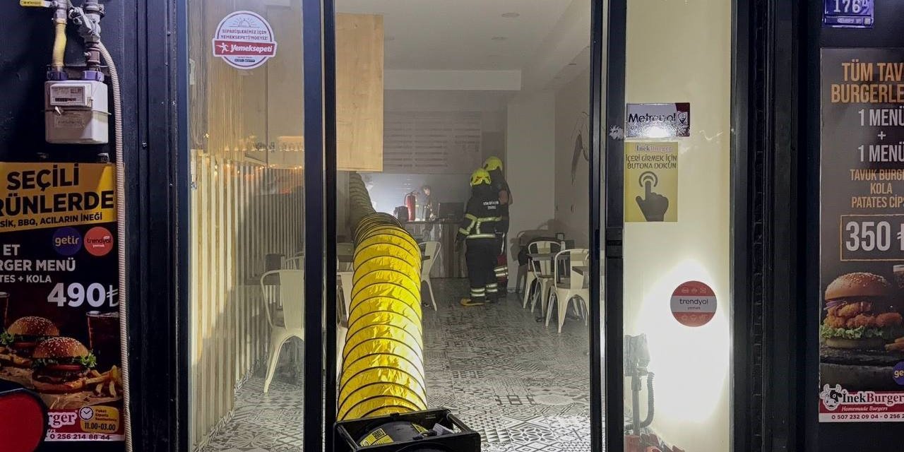 Aydın’da iş yerinde yangın paniği