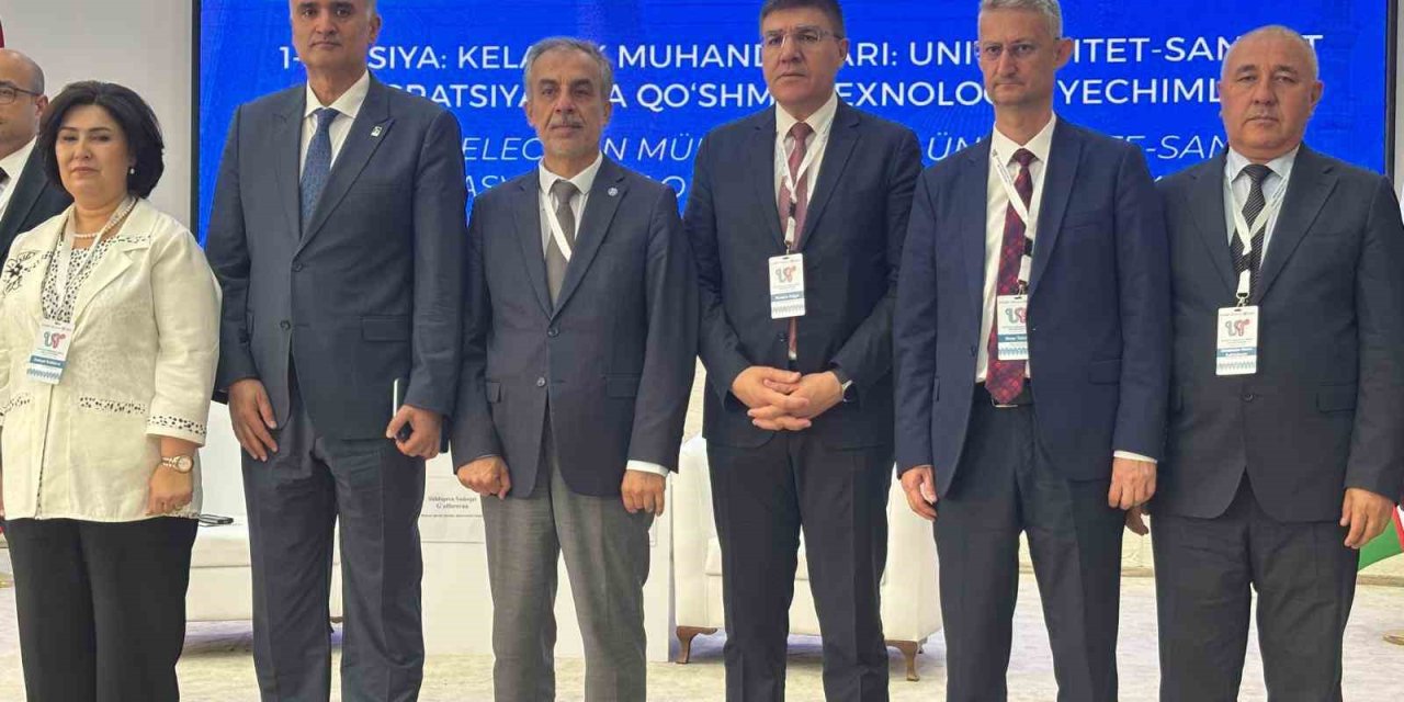 EÜ Rektörü Prof. Dr. Musa Alcı "Özbekistan-Türkiye 4. Rektörler Forumu"na katıldı