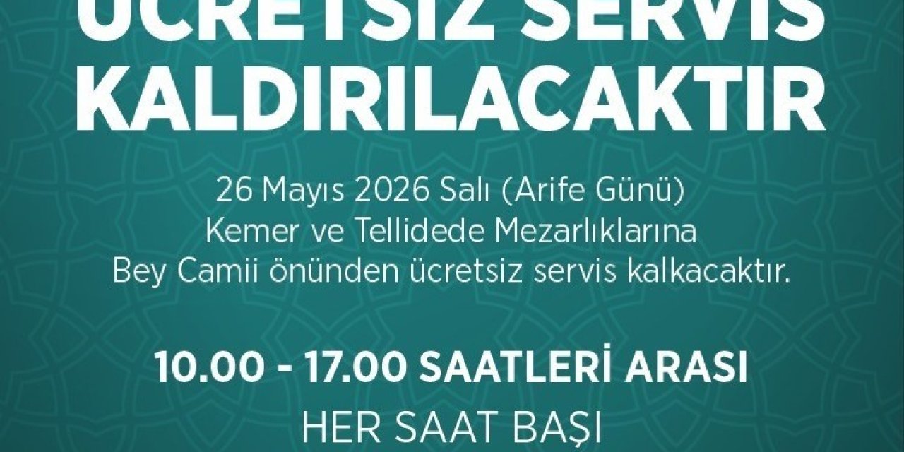 Efeler Belediyesi’nden ücretsiz ulaşım desteği