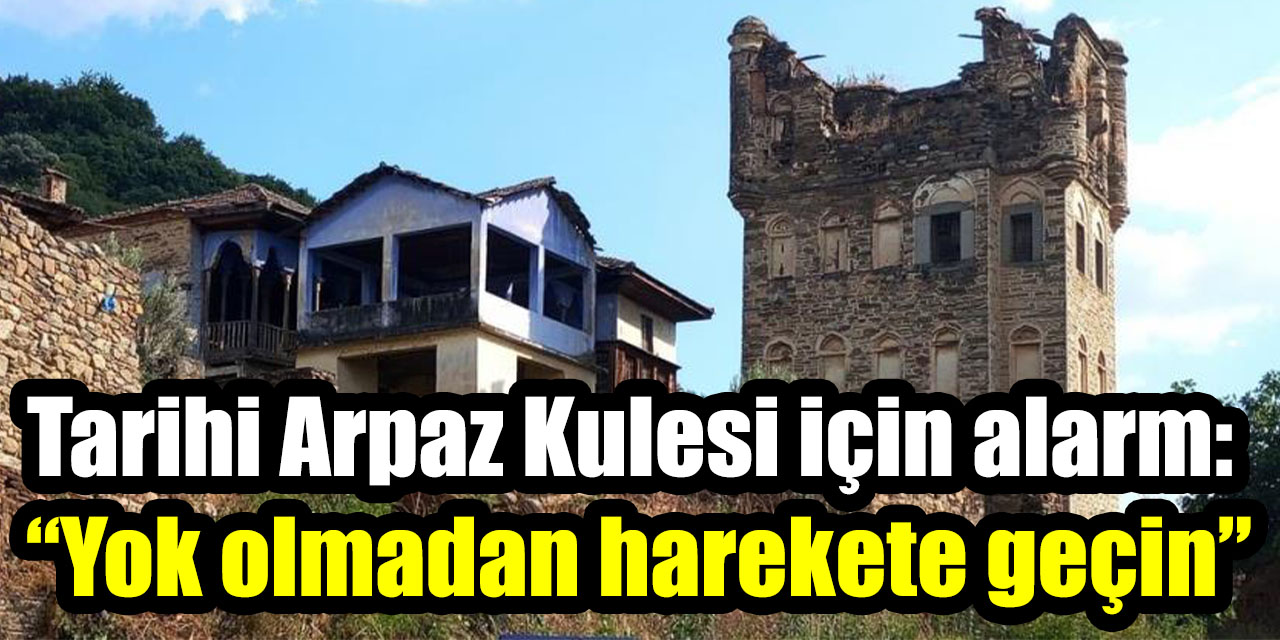 Tarihi Arpaz Kulesi için alarm: “Yok olmadan harekete geçin”